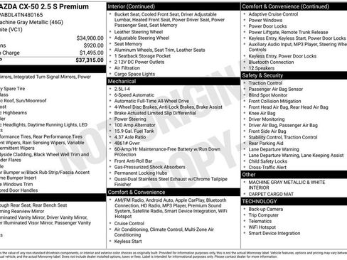 New 2026 MAZDA CX-50 AWD 2.5 S w/ Premium Package image 2
