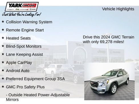 Used 2024 GMC Terrain SLE w/ Driver Convenience Package AWD/4WD image 8