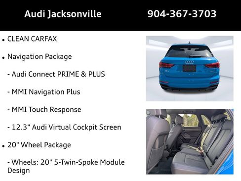 Used 2020 Audi Q3 2.0T Premium Plus w/ Premium Plus Package image 9