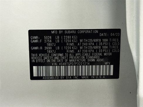 Certified 2023 Subaru Outback Touring XT image 31