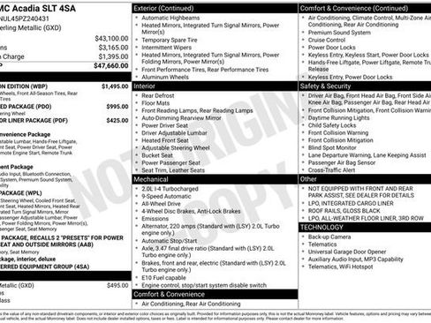 Used 2023 GMC Acadia SLT w/ Elevation Edition AWD/4WD image 9