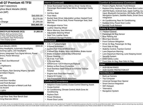 Used 2025 Audi Q7 2.0T Premium w/ Convenience Plus Package image 3