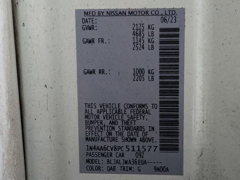 Used 2023 Nissan Maxima SV w/ Floor Mat Group image 32