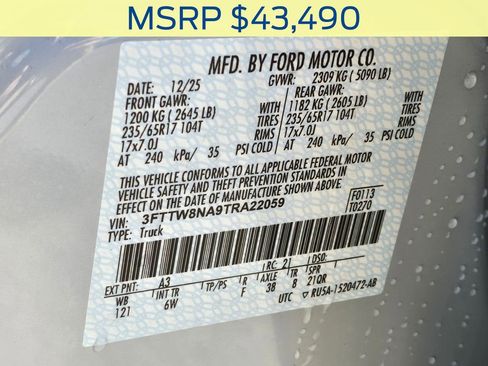 New 2026 Ford Maverick Tremor AWD/4WD image 35