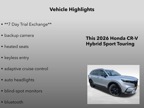 New 2026 Honda CR-V Sport Touring image 5