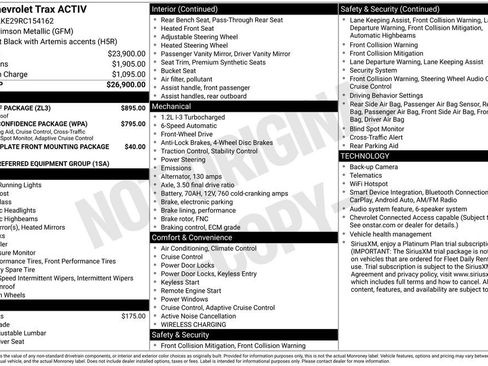 Certified 2024 Chevrolet Trax ACTIV w/ Sunroof Package FWD image 41
