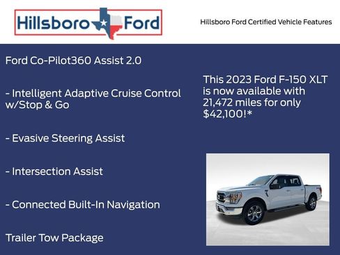 Certified 2023 Ford F150 XLT w/ Equipment Group 302A High AWD/4WD image 17