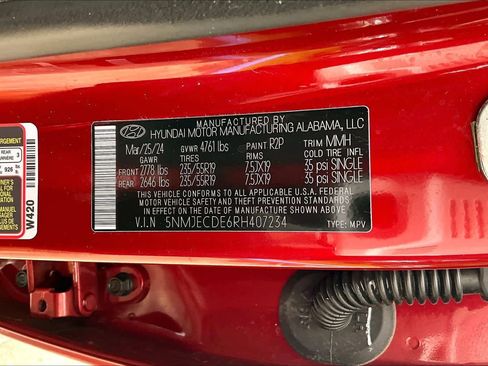 Used 2024 Hyundai Tucson Limited AWD/4WD image 35