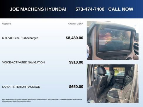 Used 2016 Ford F350 Lariat w/ Lariat Interior Package image 5