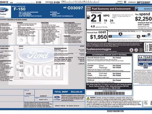 Used 2021 Ford F150 XLT w/ Equipment Group 302A High AWD/4WD image 15