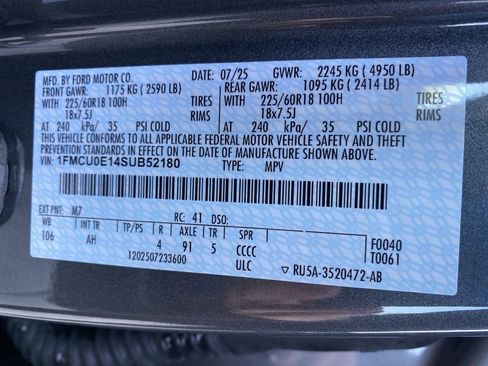 New 2025 Ford Escape SE w/ PHEV Premium Package image 51