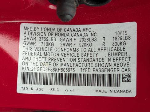 Used 2019 Honda Civic Sport image 27