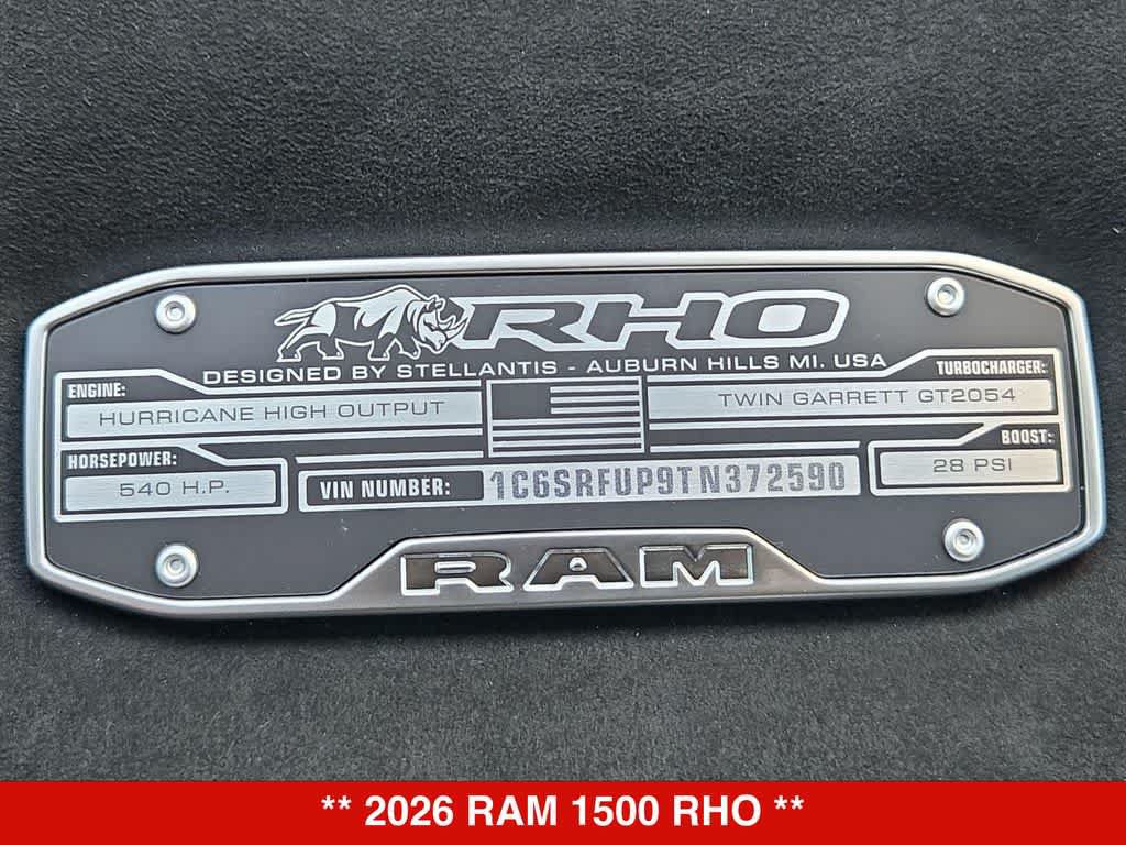 New 2026 RAM 1500 RHO AWD/4WD image 39