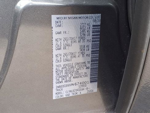 Certified 2023 Nissan Frontier PRO-4X w/ Tow Package image 25