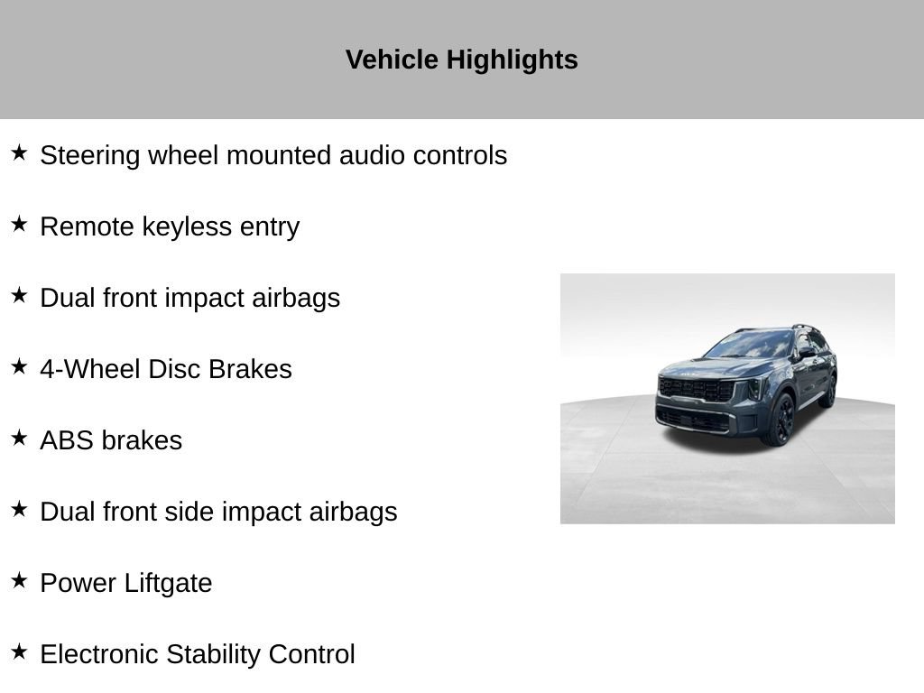 Certified 2024 Kia Sorento X-Line EX AWD/4WD image 37