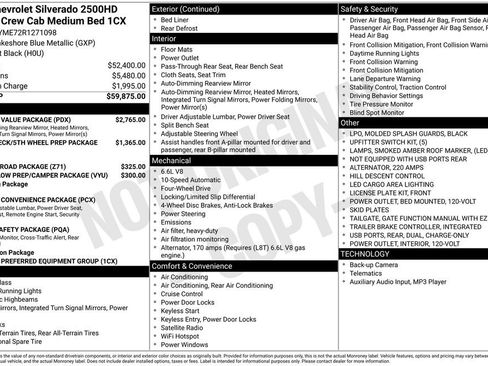 Used 2024 Chevrolet Silverado 2500 Custom w/ Custom Value Package image 10