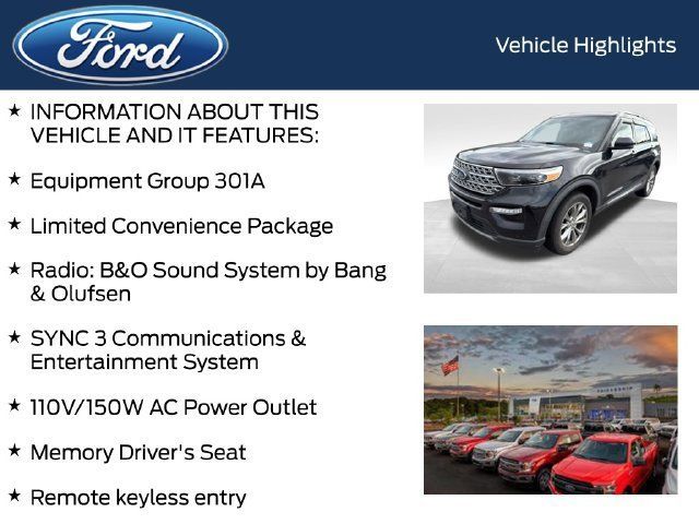 Used 2021 Ford Explorer Limited w/ Equipment Group 301A AWD/4WD image 5
