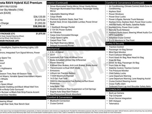 Used 2024 Toyota RAV4 XLE Premium w/ Weather Package AWD/4WD image 6