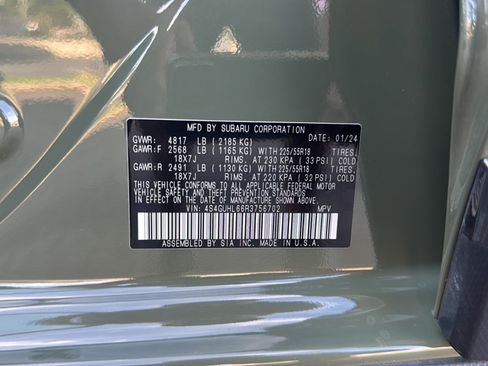 Certified 2024 Subaru Crosstrek 2.5i Limited AWD/4WD image 44