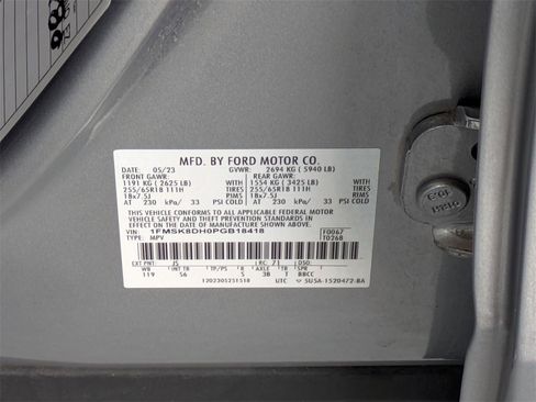 Used 2023 Ford Explorer XLT w/ Equipment Group 202A image 37