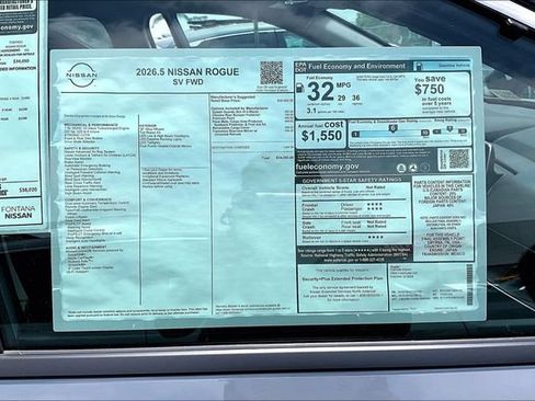 New 2026 Nissan Rogue SV FWD image 12