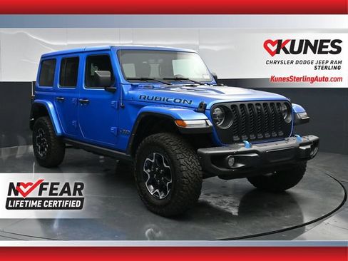 Used 2022 Jeep Wrangler Unlimited Rubicon 4xe w/ Steel Bumper Group AWD/4WD image 1