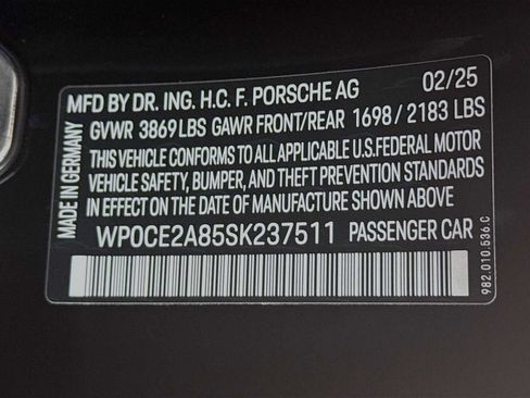 Used 2025 Porsche 718 Boxster Spyder RS image 45