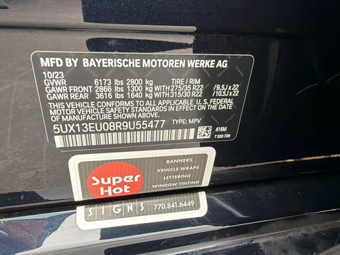 Certified 2024 BMW X5 sDrive40i w/ M Sport Package RWD image 18