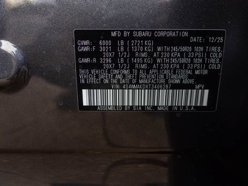 Used 2026 Subaru Ascent Touring AWD/4WD image 42