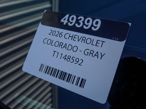 New 2026 Chevrolet Colorado W/T w/ WT Custom Package image 27