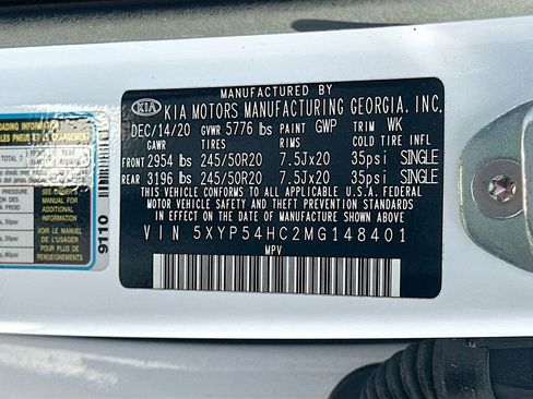 Certified 2021 Kia Telluride SX w/ Towing Package FWD image 35