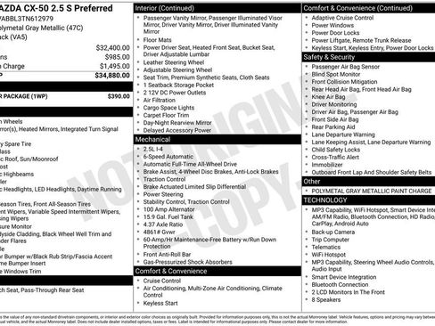New 2026 MAZDA CX-50 AWD 2.5 S w/ Weather Package image 32