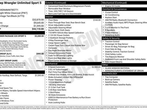 Used 2021 Jeep Wrangler Unlimited Sport image 15