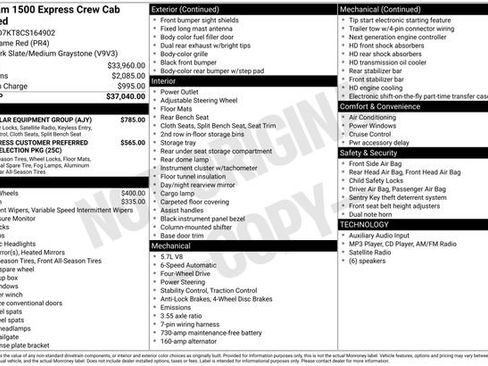 Used 2012 RAM 1500 Express w/ ST Popular Equipment Group AWD/4WD image 13