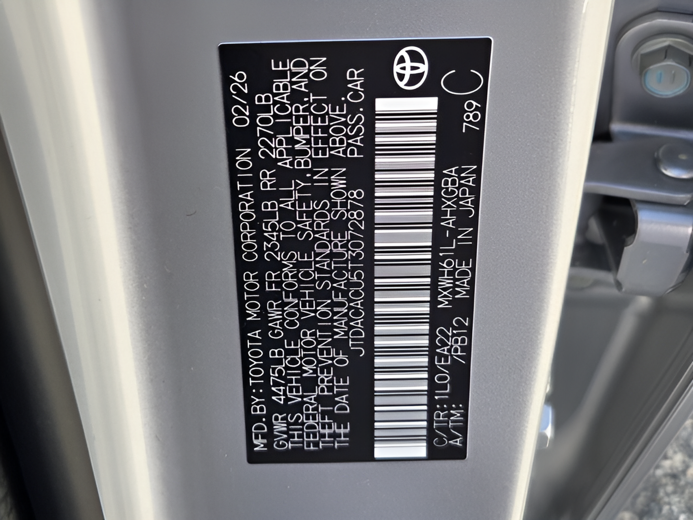 New 2026 Toyota Prius Plug-In Hybrid FWD image 30