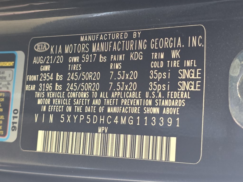 Used 2021 Kia Telluride SX w/ Nightfall Edition Package AWD/4WD image 39