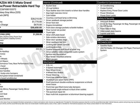 Used 2008 MAZDA MX-5 Miata Grand Touring w/ Premium Pkg image 26
