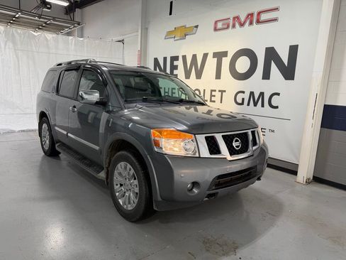 Used 2015 Nissan Armada Platinum w/ 2nd Row Captain Seat Package AWD/4WD image 2