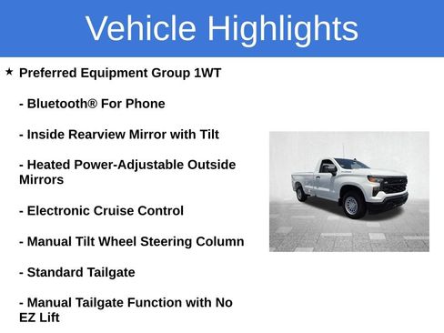 Certified 2026 Chevrolet Silverado 1500 W/T w/ WT Value Package RWD image 4