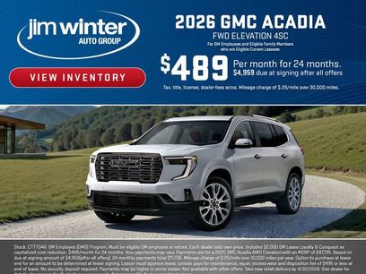 New 2026 GMC Acadia Elevation w/ Elevation Premium Package