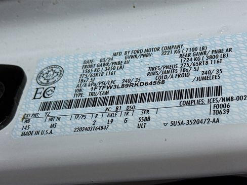 Used 2024 Ford F150 XLT w/ Tow/Haul Package image 38