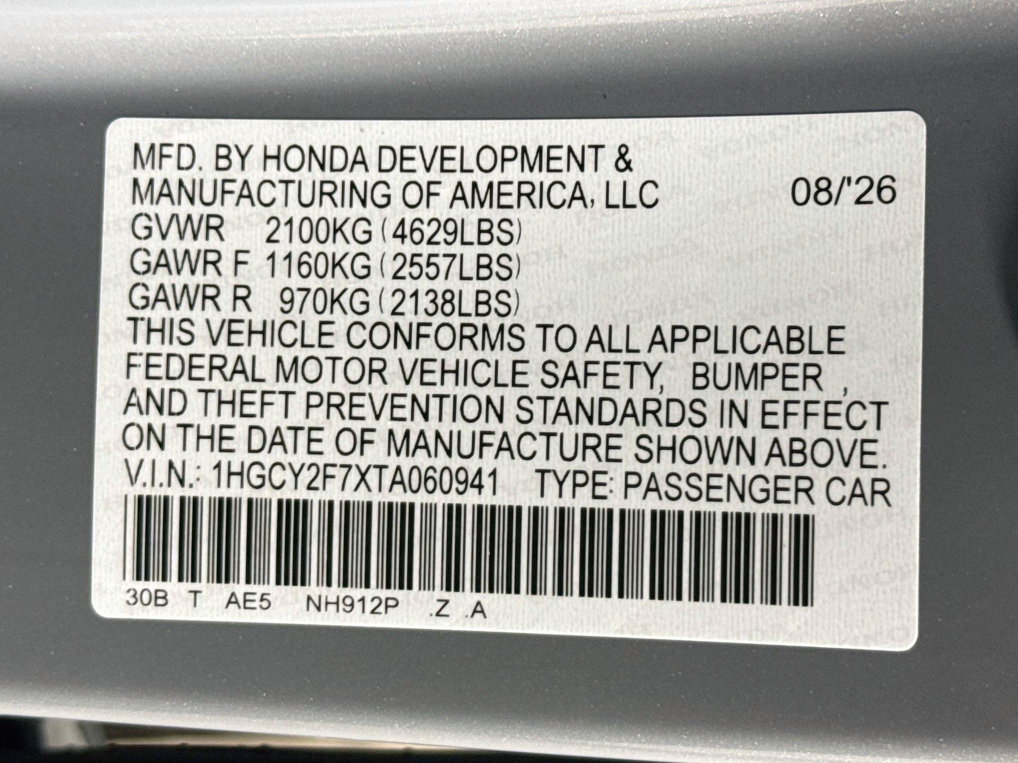 New 2026 Honda Accord Sport image 38