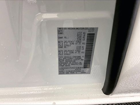 New 2026 Nissan Frontier SV w/ All-Weather Content Package image 44