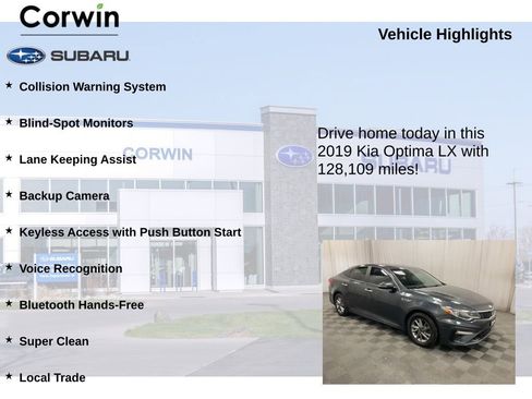 Used 2019 Kia Optima LX image 6