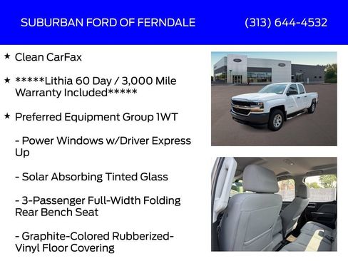 Used 2018 Chevrolet Silverado 1500 W/T AWD/4WD image 4