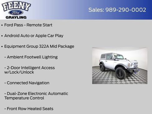 Certified 2021 Ford Bronco Black Diamond AWD/4WD image 8