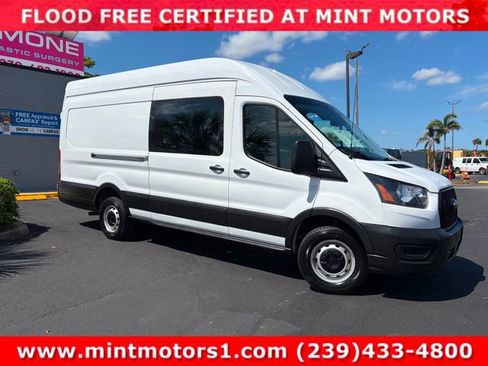 Used 2023 Ford Transit 250 148 High Roof Extended w/ Load Area Protection Package RWD image 2