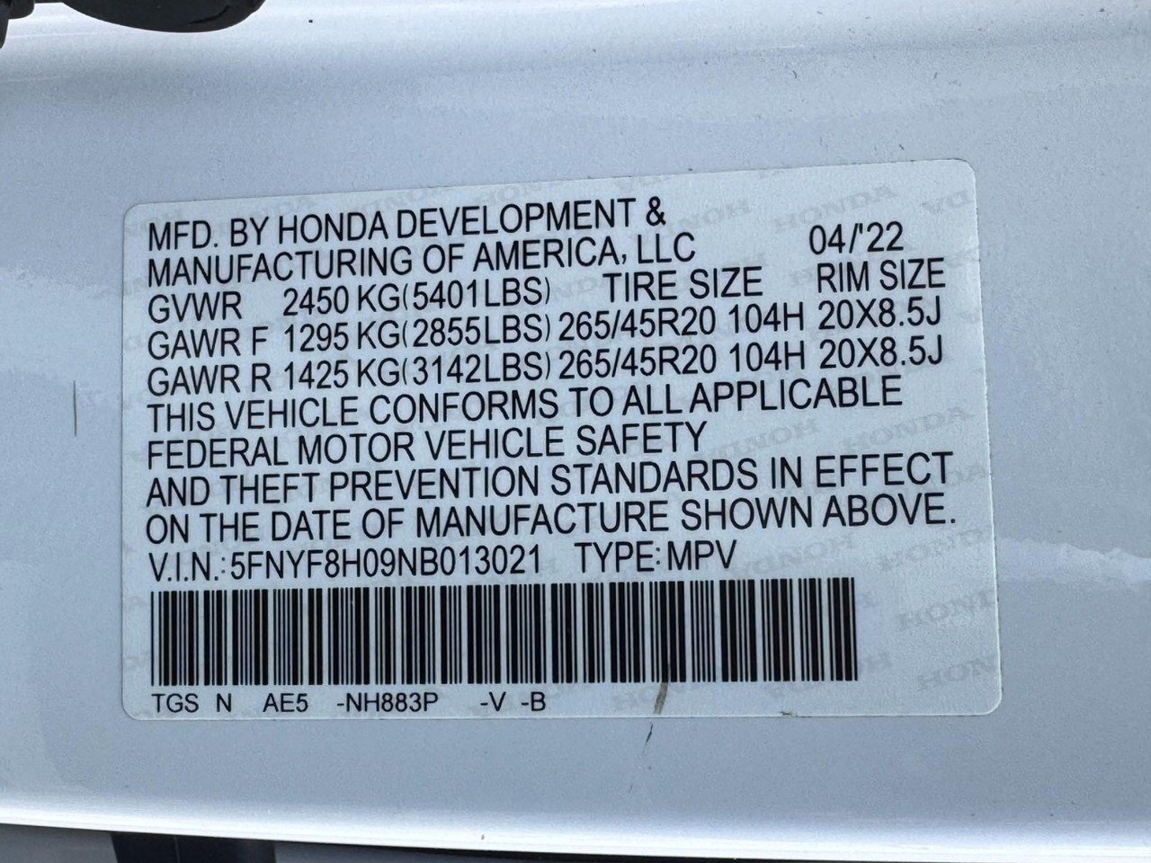 Certified 2022 Honda Passport Elite image 28