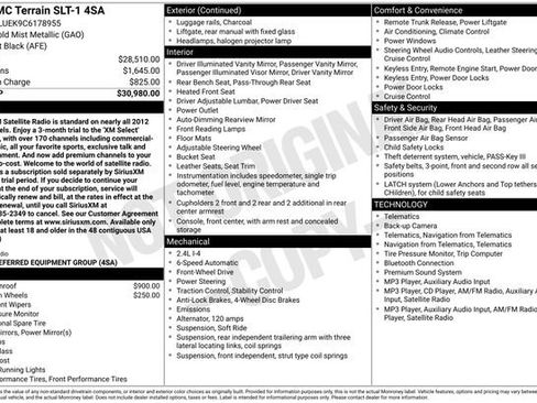 Used 2012 GMC Terrain SLT FWD image 13