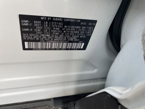 Used 2019 Subaru Ascent Limited w/ Popular Package #2A image 28